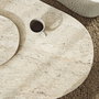 Hanah Home Mesa de centro Melted - Travertino